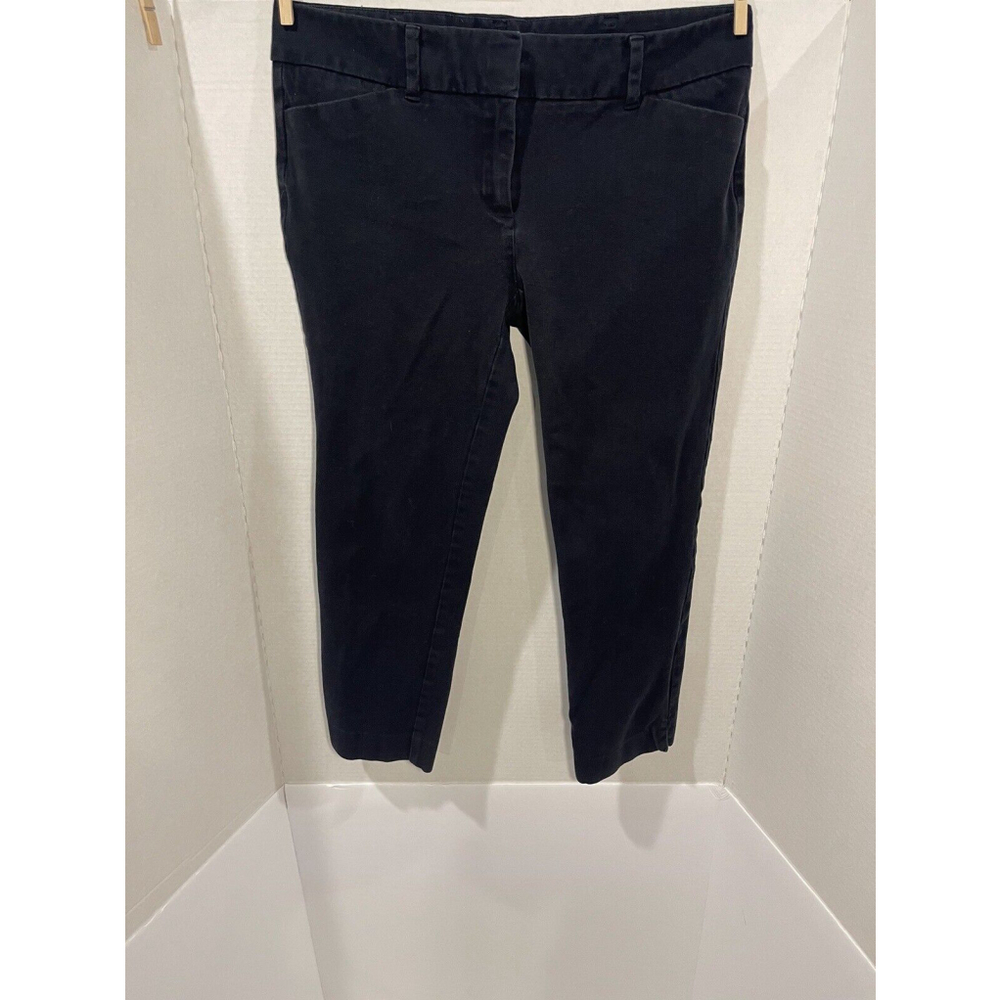 Women’s New York Company Chino Style Capris Stretch - Black - Size 6